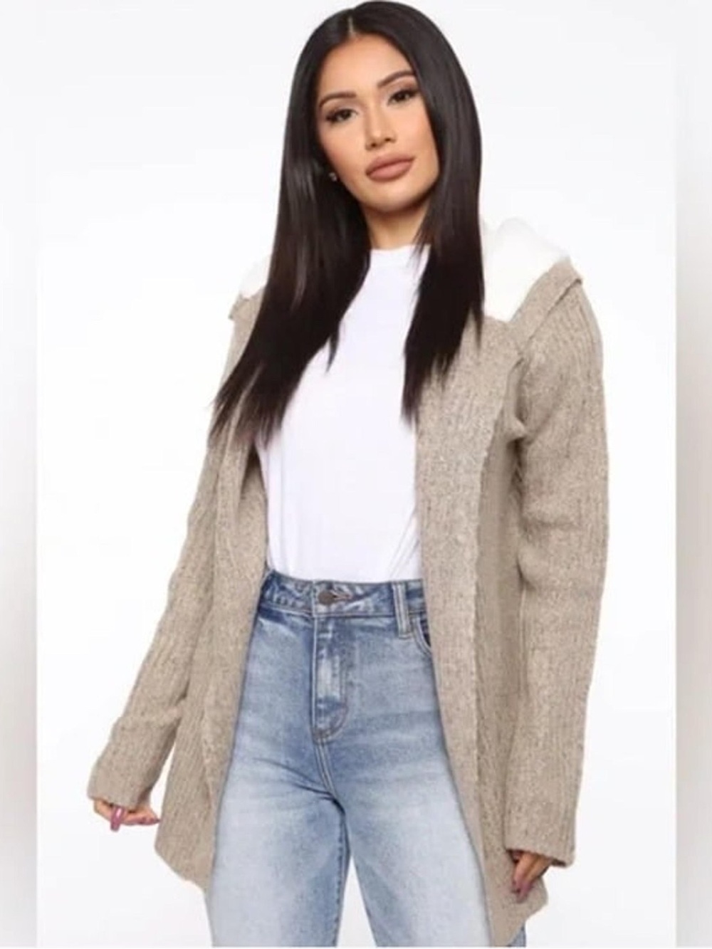 Far Gone Hooded Cardigan - Grey